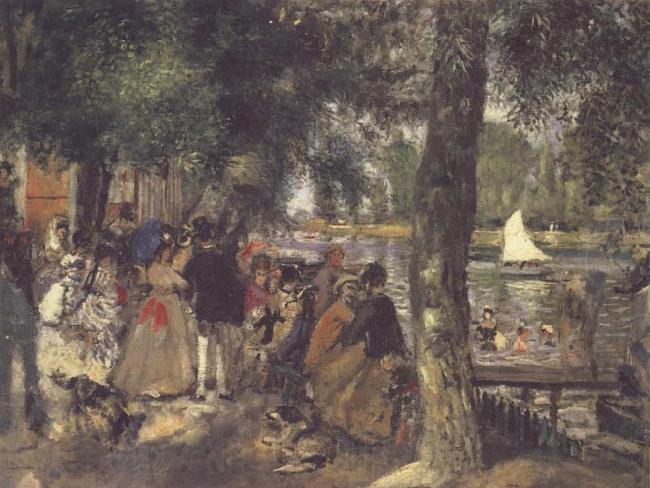Pierre Renoir La Grenouilliere France oil painting art
